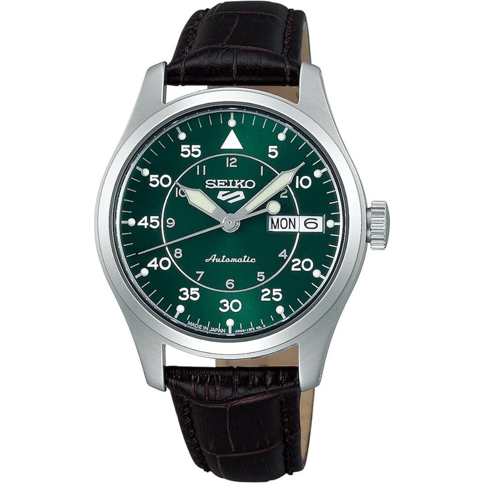Seiko 5 Sports SBSA203 Men s Unisex Mechanical Automatic Watch Green Dial Leather Strap Stainless Steel Field Mid Size
Seiko 5 Sports SBSA203 Men s Unisex Mechanical Automatic Watch Green Dial Leather Strap Stainless Steel Field Mid Size