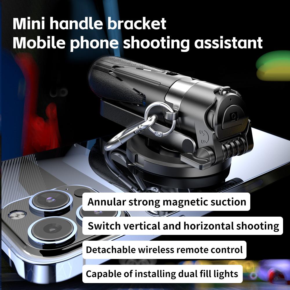 Magnetic Selfie Sticks for Smart Phone Mini Telescopic Tripod 3 in 1 Phone Stand for Vlog Live Broadcast Self-timer Stick
Magnetic Selfie Sticks for Smart Phone Mini Telescopic Tripod 3 in 1 Phone Stand for Vlog Live Broadcast Self-timer Stick