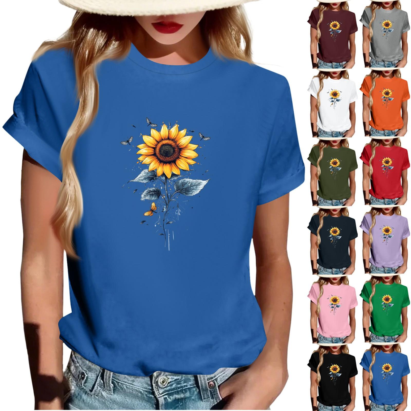 Women s Fashionable Round Neck Casual Retro Print Short Sleeved T-shirt Top L армія зелений колір
Women s Fashionable Round Neck Casual Retro Print Short Sleeved T-shirt Top L армія зелений колір