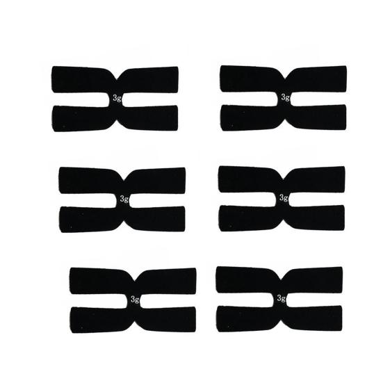 6Pcs Racket Balance Bar Anti Slip Adhesive Multipurpose Use Convenient Durable Weight Tape H-shaped Tennis Racket Weight Balance Strip Tennis чёрный
6Pcs Racket Balance Bar Anti Slip Adhesive Multipurpose Use Convenient Durable Weight Tape H-shaped Tennis Racket Weight Balance Strip Tennis чёрный