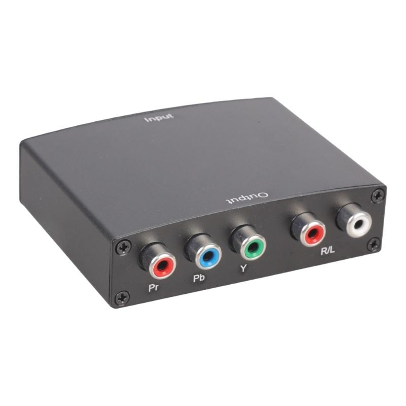 1080P YPbPr to HDTV Video Sound Converter Adapter 5RCA Ypbpr Component to HDTV Connector Converter Support 480P 720P 1
1080P YPbPr to HDTV Video Sound Converter Adapter 5RCA Ypbpr Component to HDTV Connector Converter Support 480P 720P 1