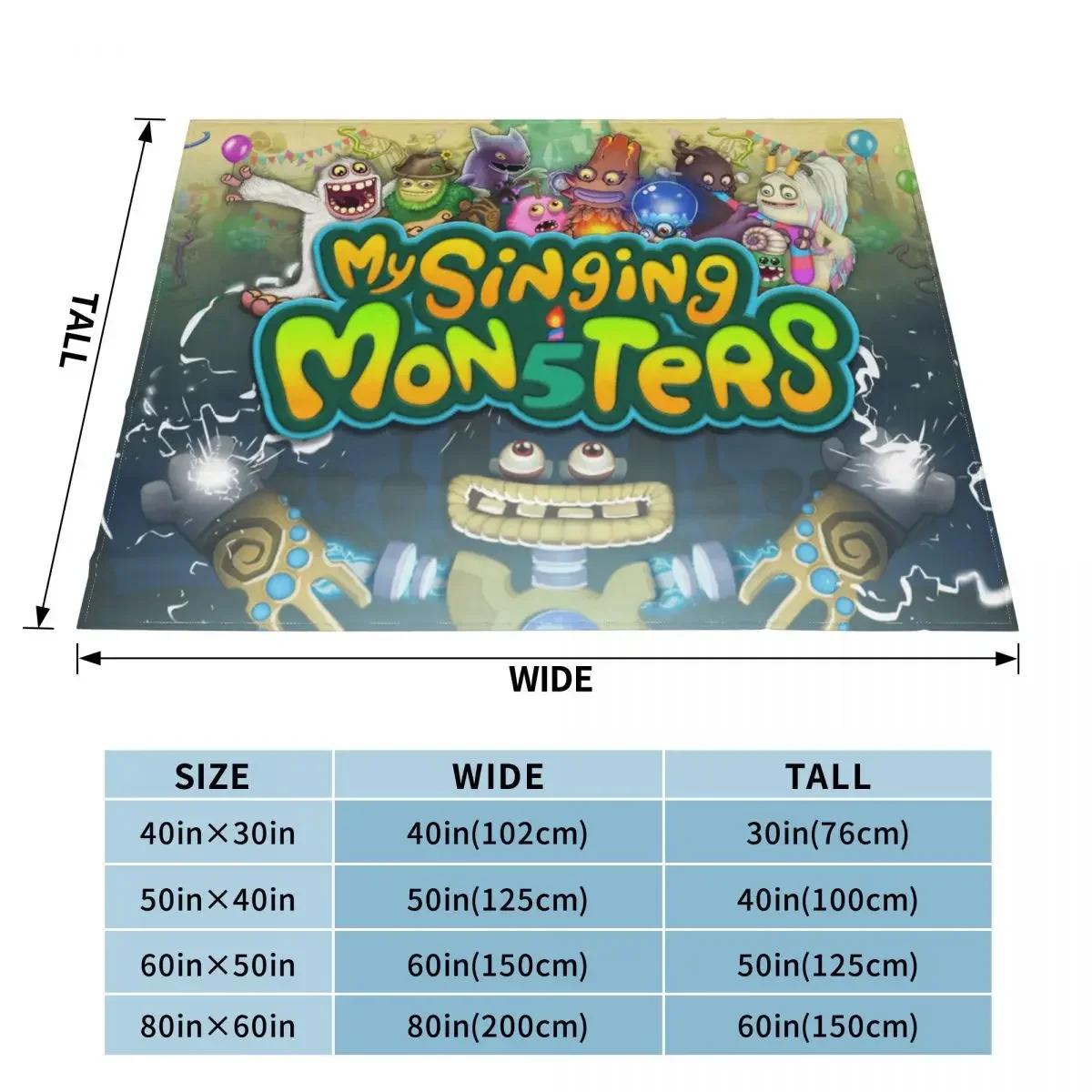 My Singing Monsters Flannel Blankets Kawaii Cartoon Funny Throw Blanket for Home 150*125cm Bedspread 80x120cm
My Singing Monsters Flannel Blankets Kawaii Cartoon Funny Throw Blanket for Home 150*125cm Bedspread 80x120cm