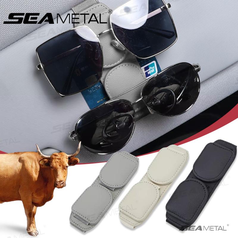 SEAMETAL Car Glasses Clip Multifunction Sun Visor Genuine Leather Eyeglasses Clip Magnetic Sunglasses Holder Card Organizer бежевый
SEAMETAL Car Glasses Clip Multifunction Sun Visor Genuine Leather Eyeglasses Clip Magnetic Sunglasses Holder Card Organizer бежевый