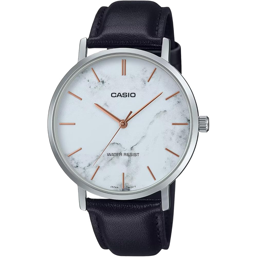 Casio MTP-VT01LM-7A Quartz Men s Watch White Marble Black Leather Band Imported Model
Casio MTP-VT01LM-7A Quartz Men s Watch White Marble Black Leather Band Imported Model