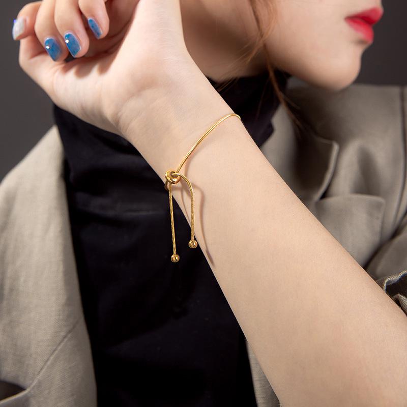 St.delan Women s Minimalist Stainless Steel Snake Bone Bracelet with Adjustable Drawstring Design
St.delan Women s Minimalist Stainless Steel Snake Bone Bracelet with Adjustable Drawstring Design
