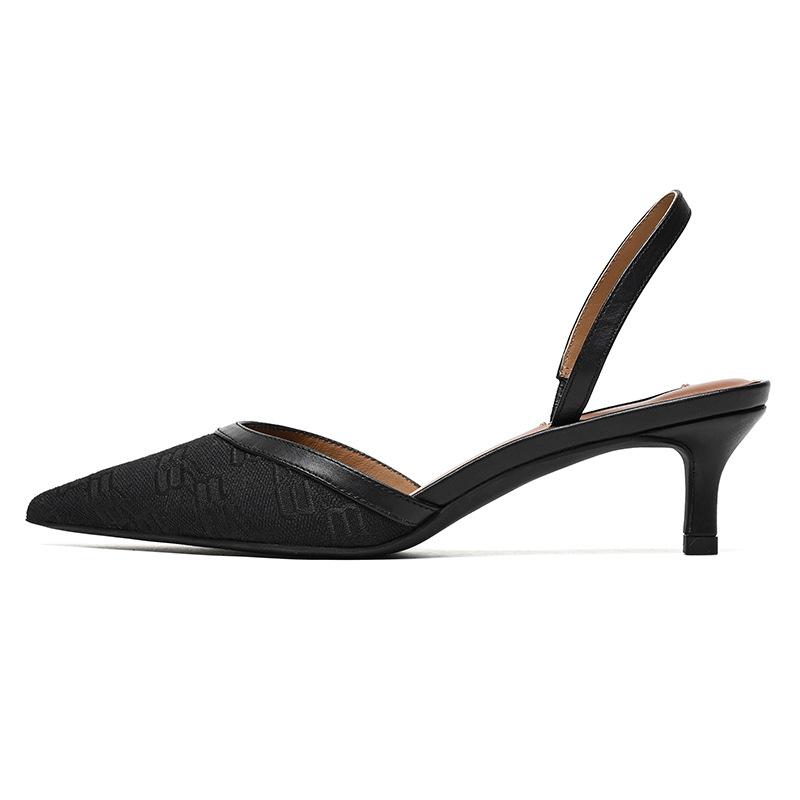 Style Baotou High Heel Single Shoes Summer New Pointed Thin Heel Empty Fashion Sandals OEM 35 чорний
Style Baotou High Heel Single Shoes Summer New Pointed Thin Heel Empty Fashion Sandals OEM 35 чорний