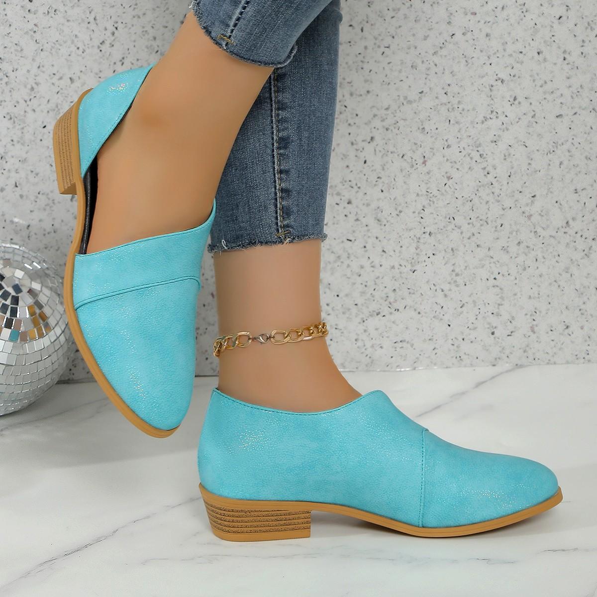 Autumn and winter new round head side empty square root large size casual versatile one-pedal single shoes 42 озеро синього кольору
Autumn and winter new round head side empty square root large size casual versatile one-pedal single shoes 42 озеро синього кольору