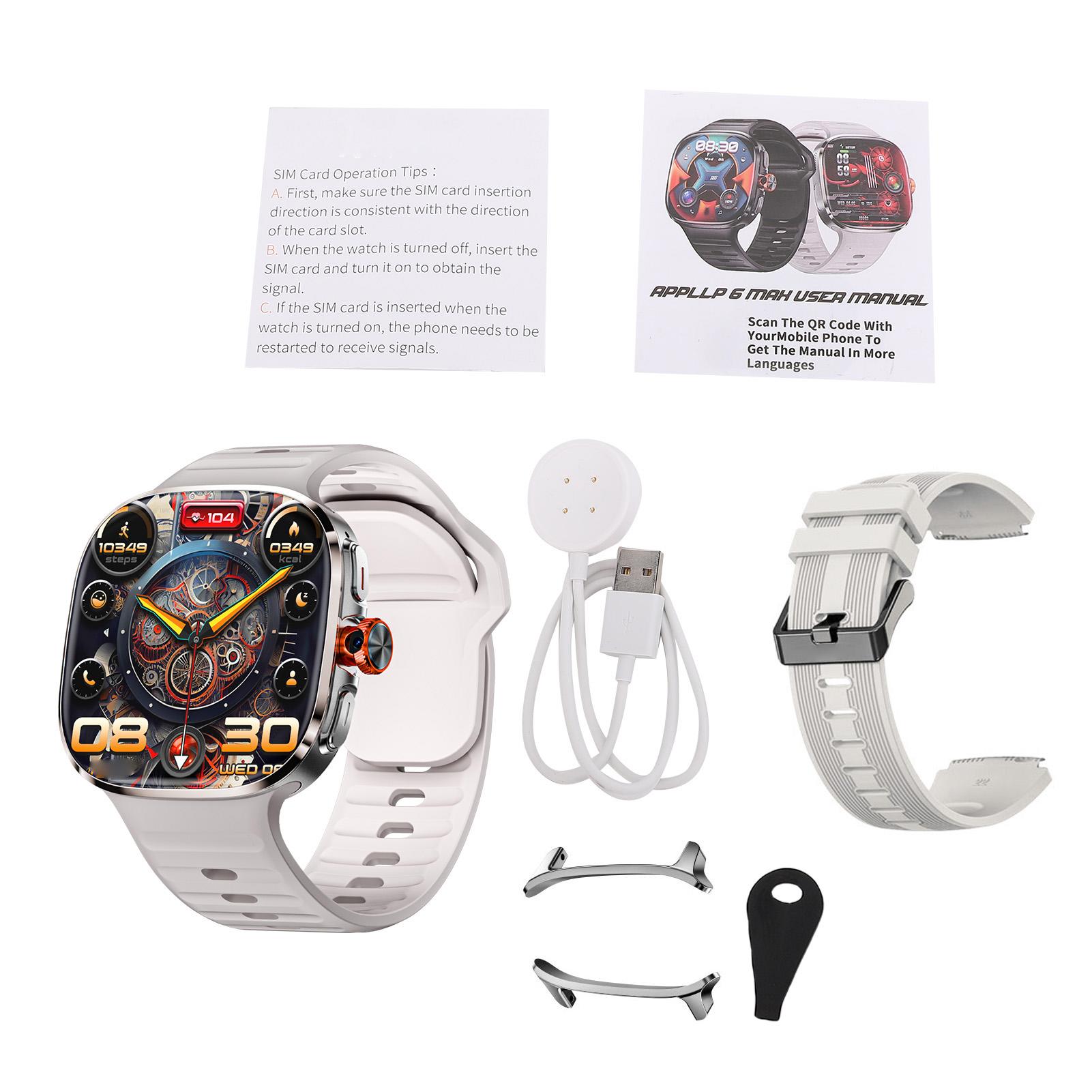 4G Смарт-часы с 2,16-дюймовым сенсорным экраном, WiFi GPS BT Смарт-часы, AI Перевод в реальном времени, Поддержка Nano SIM-карты, золотой
4G Смарт-часы с 2,16-дюймовым сенсорным экраном, WiFi GPS BT Смарт-часы, AI Перевод в реальном времени, Поддержка Nano SIM-карты, золотой