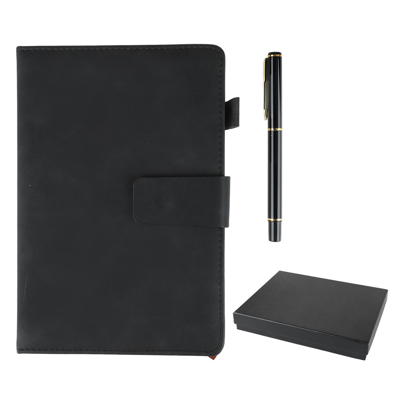 A5 Notebook PU Leather Cover Smoothing Ink Proof Thick Paper Ruled Paper Notebook with Pen Box for чорний
A5 Notebook PU Leather Cover Smoothing Ink Proof Thick Paper Ruled Paper Notebook with Pen Box for чорний