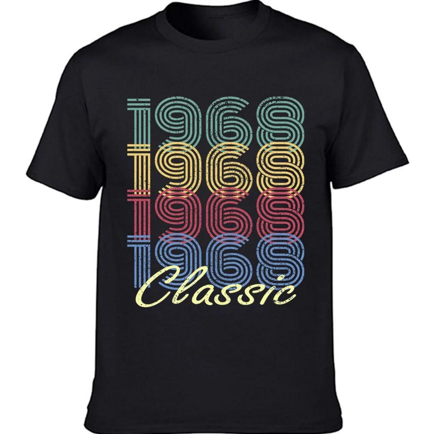 Novelty Born In 1968 Vintage T Shirts Graphic Cotton Streetwear Short Sleeve Birthday Gifts Summer Style T-shirt Mens Clothing XXXXXL
Novelty Born In 1968 Vintage T Shirts Graphic Cotton Streetwear Short Sleeve Birthday Gifts Summer Style T-shirt Mens Clothing XXXXXL