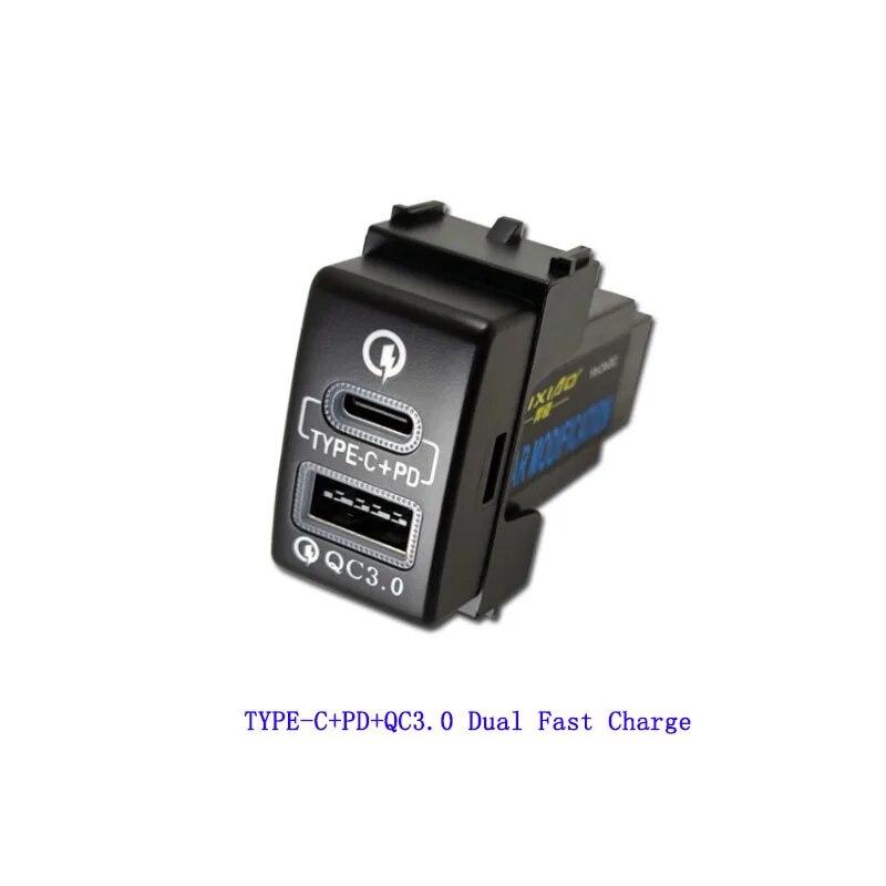 Автомобильное зарядное устройство для быстрой зарядки TYPE-C PD, 1 шт., разъем USB-интерфейса, быстрое автомобильное зарядное устройство для Infiniti QX80 M35 G37 FX35 EX25 ESQ
Автомобильное зарядное устройство для быстрой зарядки TYPE-C PD, 1 шт., разъем USB-интерфейса, быстрое автомобильное зарядное устройство для Infiniti QX80 M35 G37 FX35 EX25 ESQ