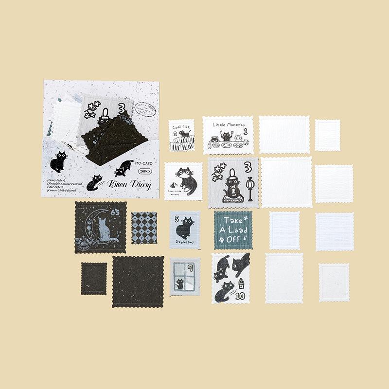 Momo Retro Embossed Scenery Stamp Stickers - Journal Decoration Series
Momo Retro Embossed Scenery Stamp Stickers - Journal Decoration Series