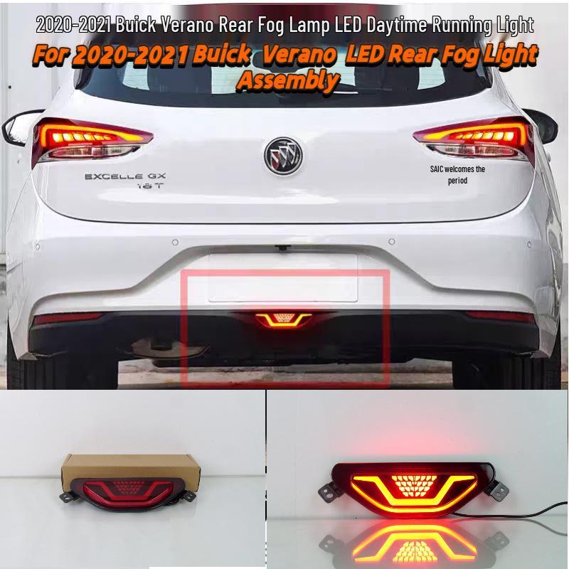 Compatible LED Rear Fog and Daytime Running Lights for 2020-2021 Buick Verano Black Shell Dual Function - Driving*Braking: Set
Compatible LED Rear Fog and Daytime Running Lights for 2020-2021 Buick Verano Black Shell Dual Function - Driving*Braking: Set