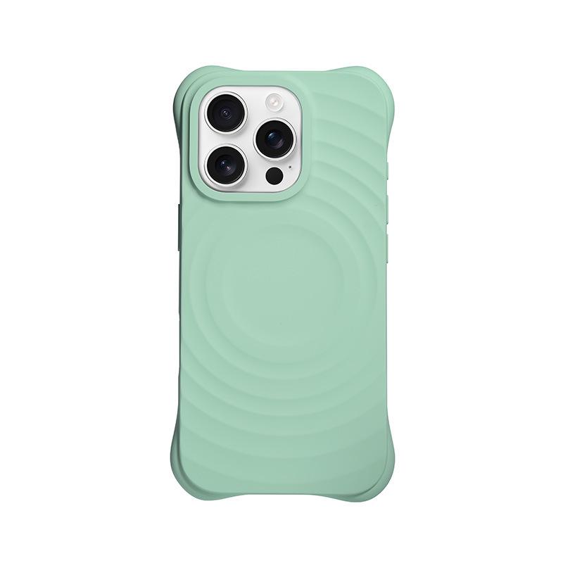 Apple 17 Pro Max Liquid Silicone Magnetic Wave Shell Phone Case with AI Button Upgrade iPhone 17 Pro Max нефритовый/зелёный
Apple 17 Pro Max Liquid Silicone Magnetic Wave Shell Phone Case with AI Button Upgrade iPhone 17 Pro Max нефритовый/зелёный