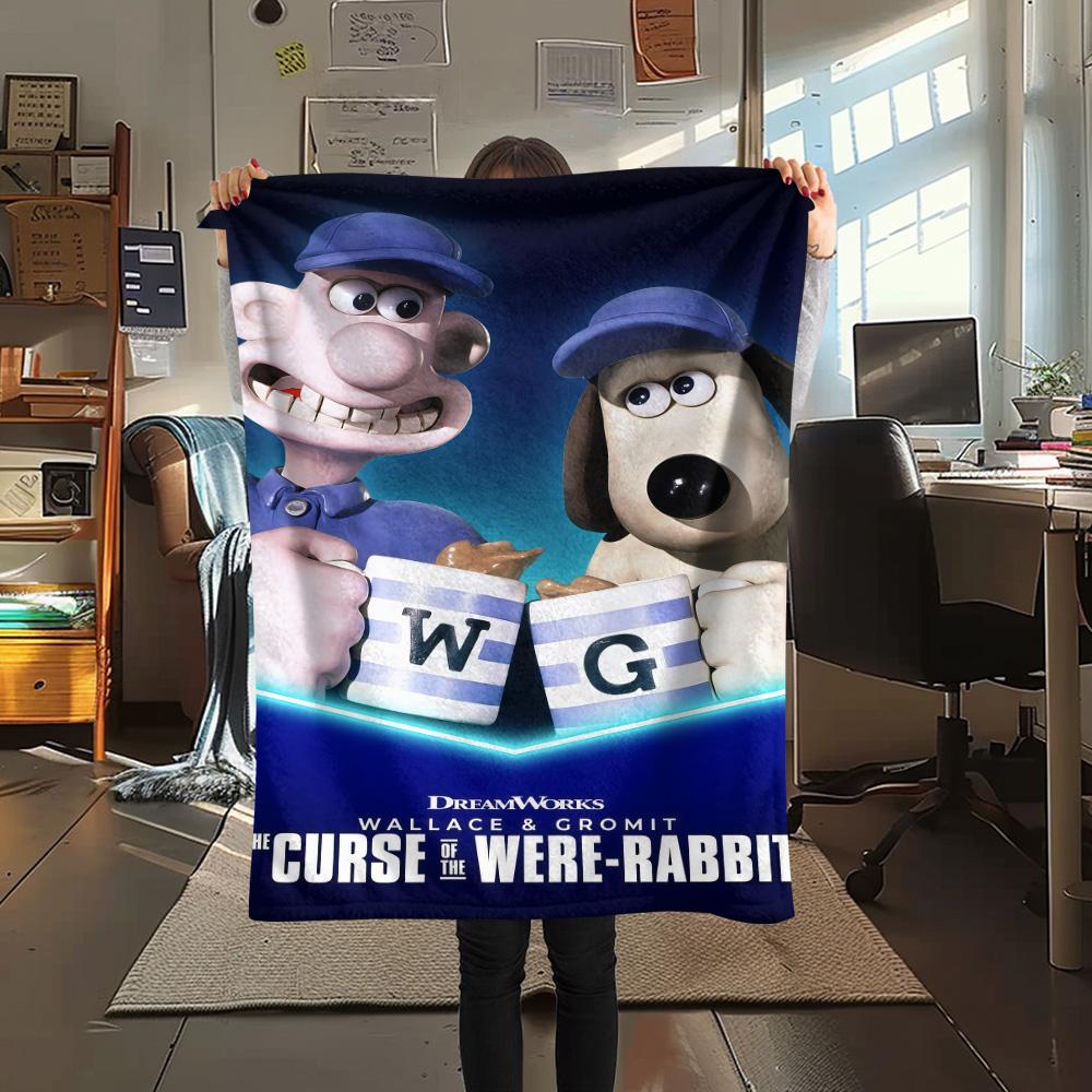 Wallace & Gromit Print FlAannel Blanket, High quality Comfortable for All Seasons, Home Decor, Warmth and Comfort 80cm x 120cm
Wallace & Gromit Print FlAannel Blanket, High quality Comfortable for All Seasons, Home Decor, Warmth and Comfort 80cm x 120cm