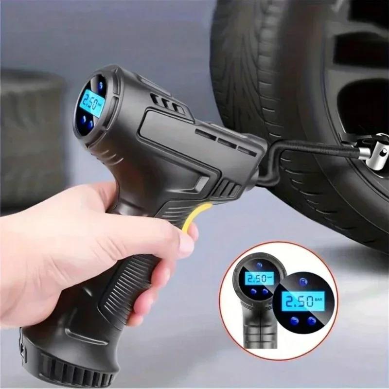 Portable Air Compressor Pump - Digital Tire Inflator for Car Bicycle Balls чёрный
Portable Air Compressor Pump - Digital Tire Inflator for Car Bicycle Balls чёрный