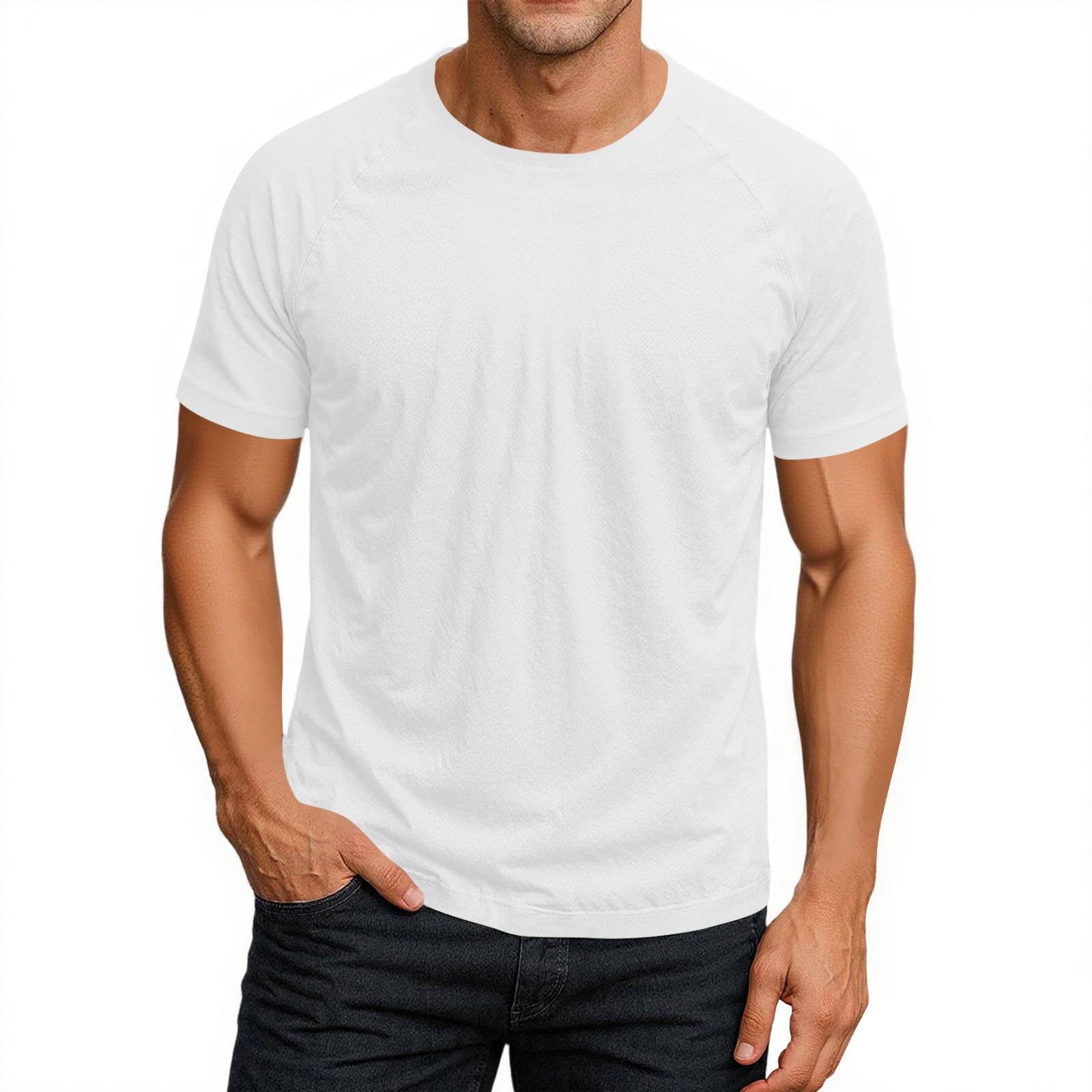 Мужская футболка с круглым вырезом, рукавами реглан и короткими рукавами XL белый
Мужская футболка с круглым вырезом, рукавами реглан и короткими рукавами XL белый