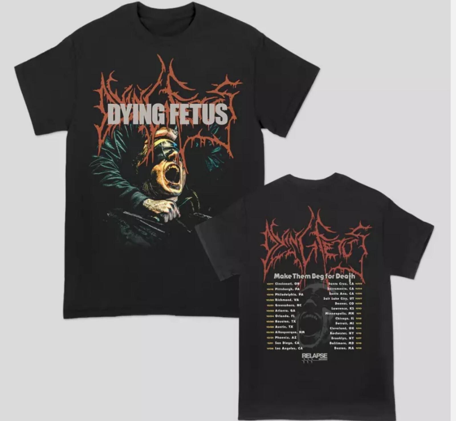 НОВА DYING FETUS MAKE THEM BEG TOUR Чорна футболка всіх розмірів 3XL
НОВА DYING FETUS MAKE THEM BEG TOUR Чорна футболка всіх розмірів 3XL