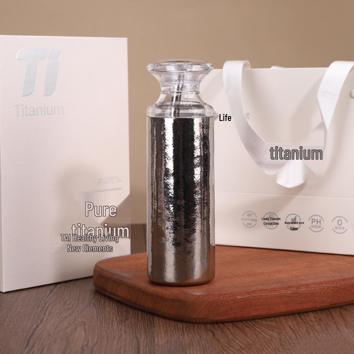 High-Value Double-Layer Pure Titanium Travel Cup with Straw, Gift Box, and Insulation. 180ml срібний
High-Value Double-Layer Pure Titanium Travel Cup with Straw, Gift Box, and Insulation. 180ml срібний