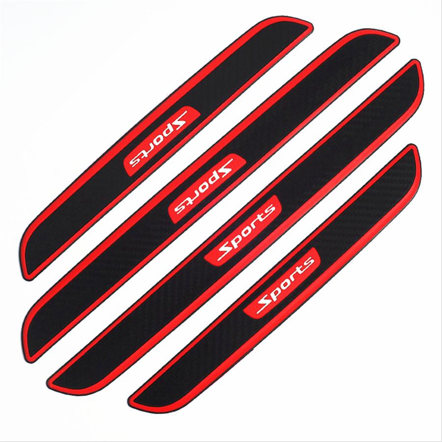 4PCS Carbon Fiber Color Universal Rubber Car Door Scuff Sill Cover Panel Step Protector Sport Style Bumper Corner Protector
4PCS Carbon Fiber Color Universal Rubber Car Door Scuff Sill Cover Panel Step Protector Sport Style Bumper Corner Protector