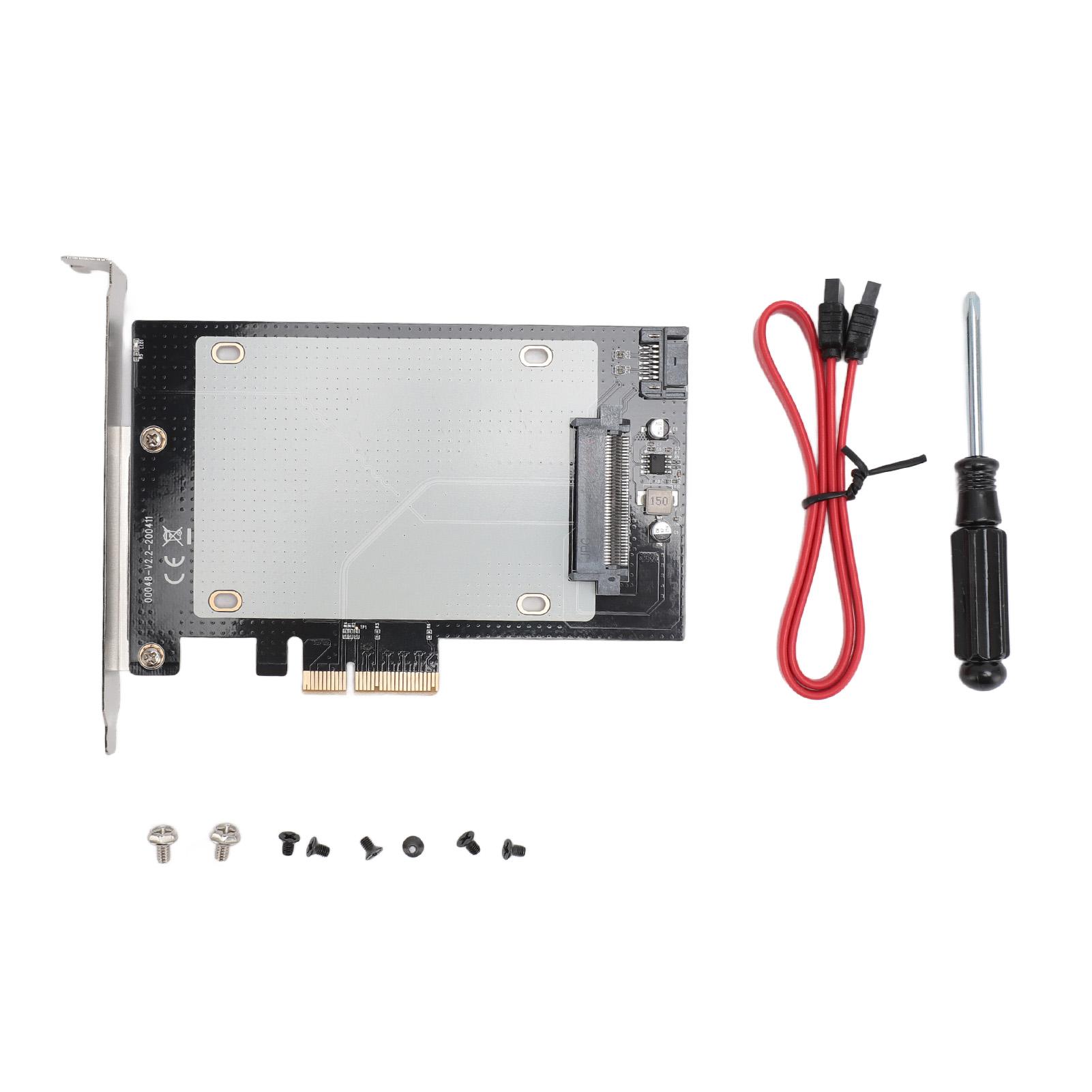 PCIE to U.2 Adapter Card PCIE3.0 X4 to SATA Adapter Card Hard Disk Adapter Card for 2.5 Inch U.2
PCIE to U.2 Adapter Card PCIE3.0 X4 to SATA Adapter Card Hard Disk Adapter Card for 2.5 Inch U.2