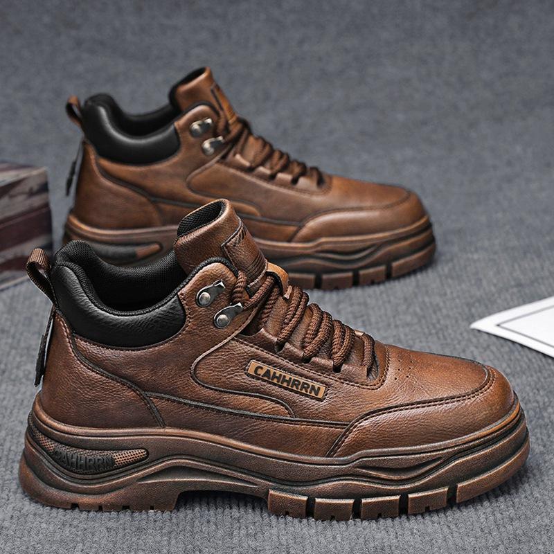 Vintage high-top Martin boots men s autumn and winter 2024 British style tooling shoes men s casual leather men s boots thick sole 39
Vintage high-top Martin boots men s autumn and winter 2024 British style tooling shoes men s casual leather men s boots thick sole 39