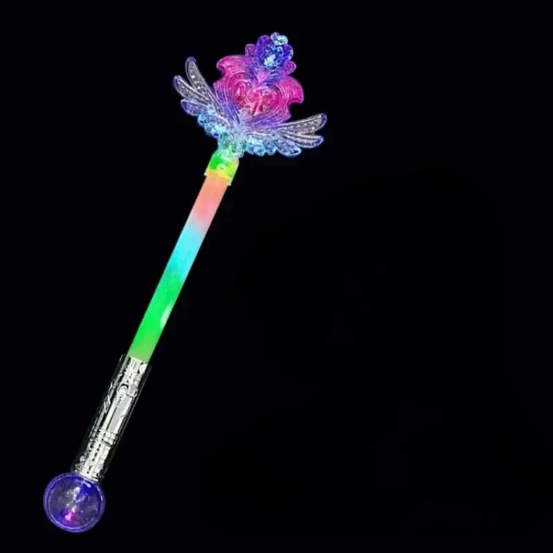 Children Ice and Snow Magic Cane Luminous Stick Princess Snowflake Stick Glow in The Dark Toys Fairy Stick Girls Dress Up Props
Children Ice and Snow Magic Cane Luminous Stick Princess Snowflake Stick Glow in The Dark Toys Fairy Stick Girls Dress Up Props