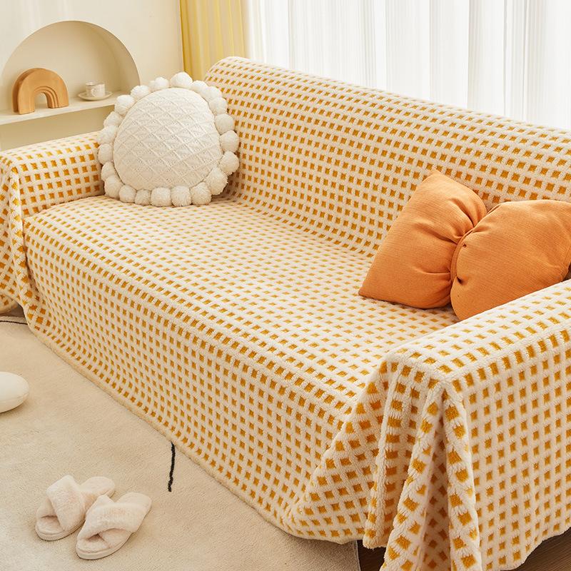 Soft Anti Scratching Plush Sofa Cover Modern Cloth Backrest Cushion Dustproof Winter Blanket Towel for Living Room 180*130cm
Soft Anti Scratching Plush Sofa Cover Modern Cloth Backrest Cushion Dustproof Winter Blanket Towel for Living Room 180*130cm
