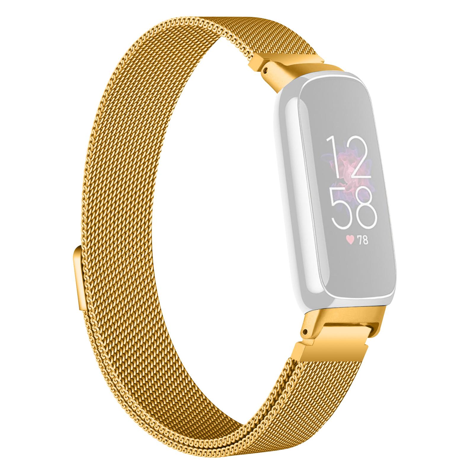 Smart Watch Band for Fitbit Inspire 3 Stainless Steel Magnetic Milanese Metal Mesh Strap Gold
Smart Watch Band for Fitbit Inspire 3 Stainless Steel Magnetic Milanese Metal Mesh Strap Gold