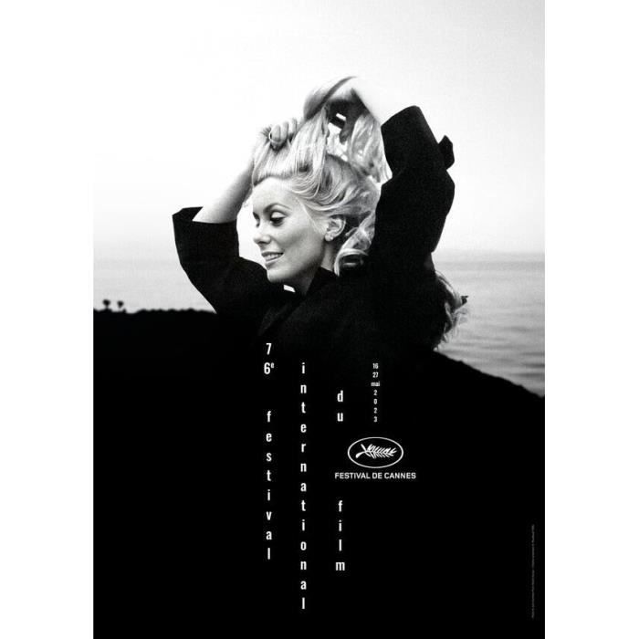 Affiche Officielle du Festival Cannes 2023 (Format 53x40 cm Roulée) Catherine Deneuve
Affiche Officielle du Festival Cannes 2023 (Format 53x40 cm Roulée) Catherine Deneuve