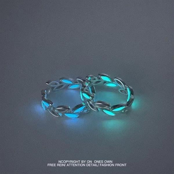 Leaf Glow In The Dark Ring With An Opening Ring For Men And Women One Size срібний
Leaf Glow In The Dark Ring With An Opening Ring For Men And Women One Size срібний
