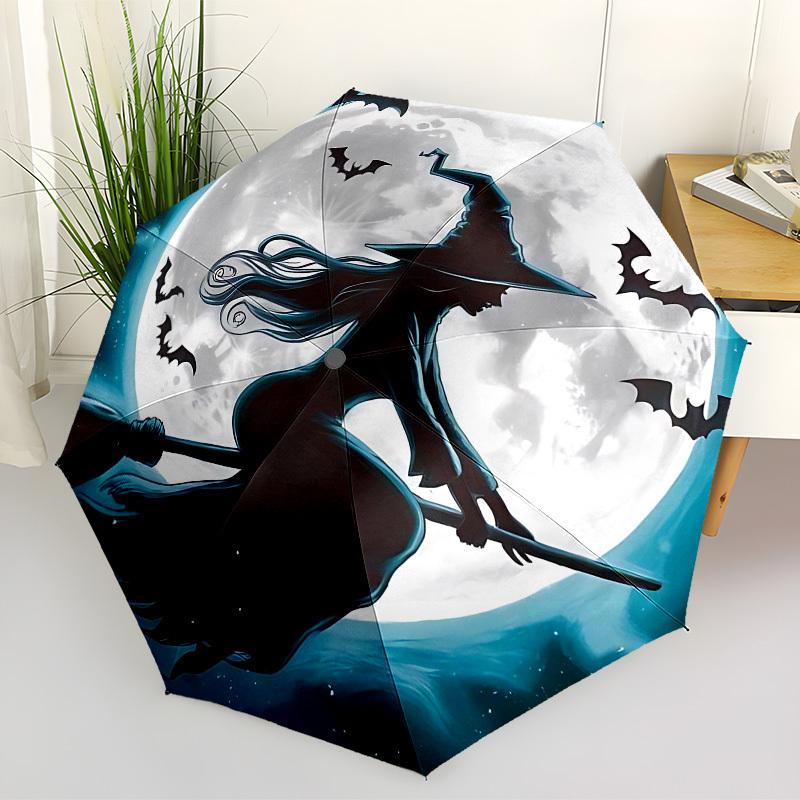 1PC Witch Moon Automatic Folding Umbrella - Compact 8-Rib Design, Durable Plastic & Iron, Lightweight for Outdoor Daily Use, Festive Gift098
1PC Witch Moon Automatic Folding Umbrella - Compact 8-Rib Design, Durable Plastic & Iron, Lightweight for Outdoor Daily Use, Festive Gift098