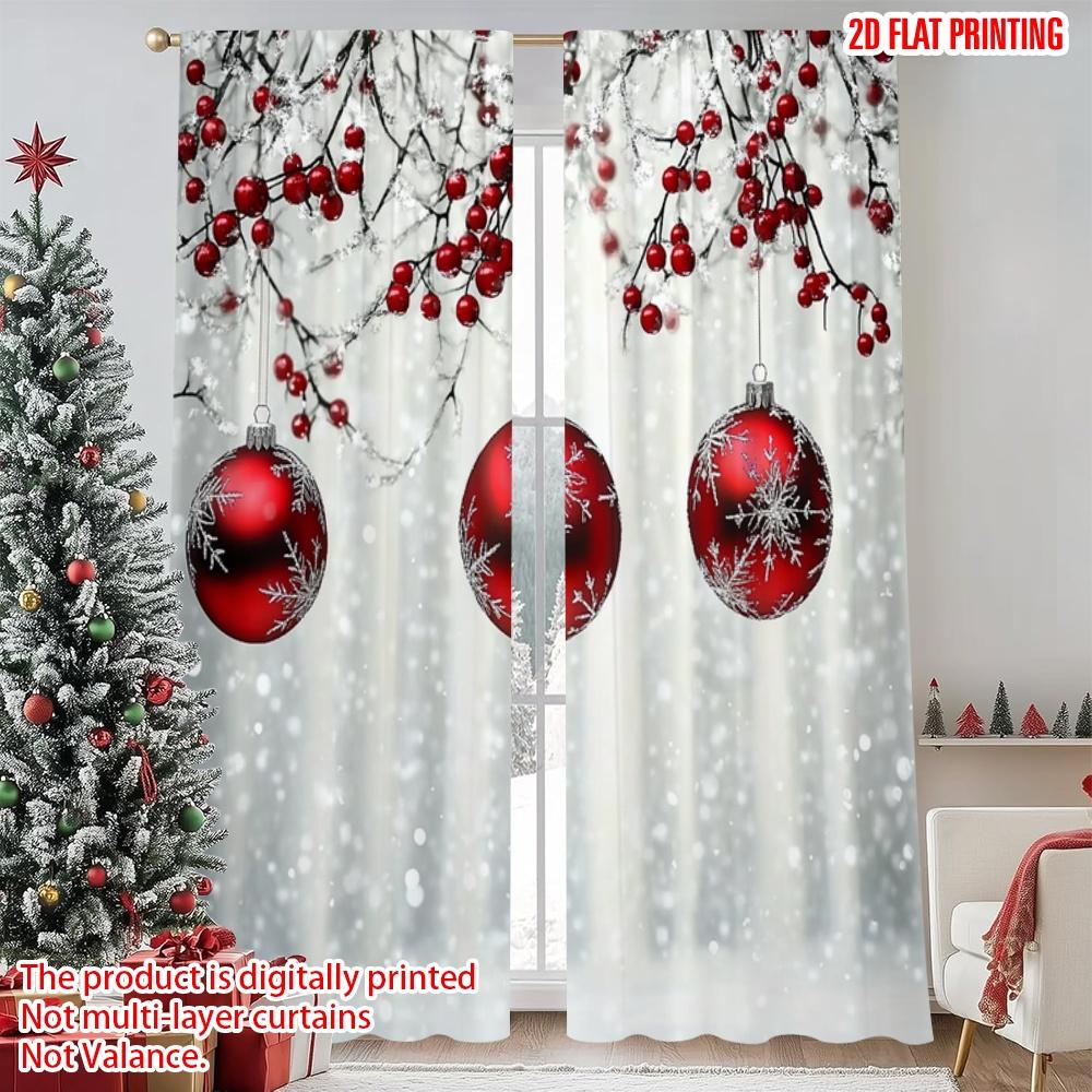 Set Of 2 Flat Printing Merry Christmas Popular Drapes Snowmen Trees Polyester Without Electricity Use Home Decor Curtain Made W100*H70(CM)-Rod Pocket&1PCS
Set Of 2 Flat Printing Merry Christmas Popular Drapes Snowmen Trees Polyester Without Electricity Use Home Decor Curtain Made W100*H70(CM)-Rod Pocket&1PCS