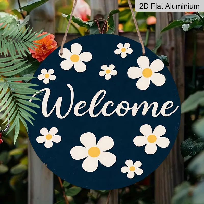 2D Flat Aluminum Retro-Style Nameplate Wall Decor 7.87 Inches X 7.87 Inches Daisy Design Perfect for Gardens, Farmhouses, Cafes, Front Doors 1pc
2D Flat Aluminum Retro-Style Nameplate Wall Decor 7.87 Inches X 7.87 Inches Daisy Design Perfect for Gardens, Farmhouses, Cafes, Front Doors 1pc