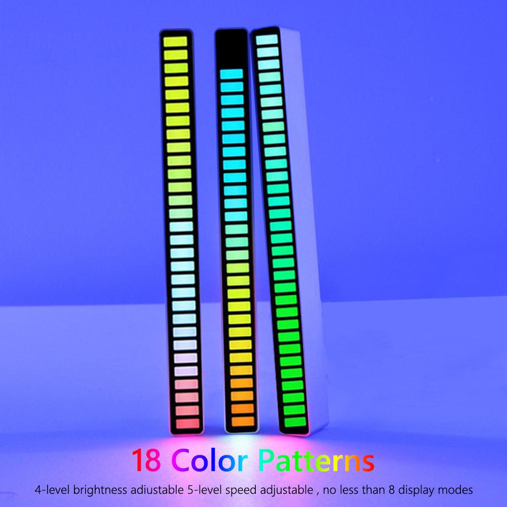RGB Sound Control LED Light App Control Voice Activated Pickup Rhythm Strip Light Home Car Music Atmosphere Lamp Color Tube
RGB Sound Control LED Light App Control Voice Activated Pickup Rhythm Strip Light Home Car Music Atmosphere Lamp Color Tube