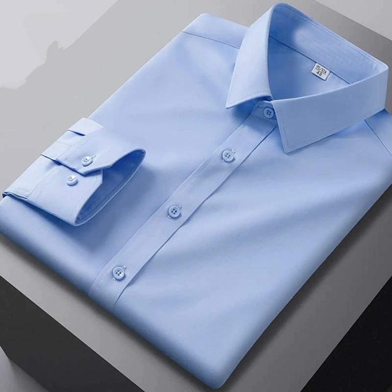 Cozy Up Elastic Long Sleeved Shirt with Wrinkle Resistant Diamond Buckle and Contrasting Collar Men s Business Season with Pockets 38
Cozy Up Elastic Long Sleeved Shirt with Wrinkle Resistant Diamond Buckle and Contrasting Collar Men s Business Season with Pockets 38