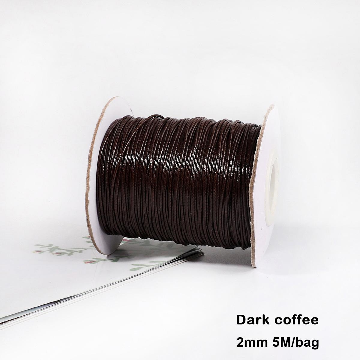 Змішані кольори з вощеного бавовняного шнура для ювелірних намистин для макраме. Виготовлення прикрас своїми руками 2mm 5meter колір темно кави
Змішані кольори з вощеного бавовняного шнура для ювелірних намистин для макраме. Виготовлення прикрас своїми руками 2mm 5meter колір темно кави
