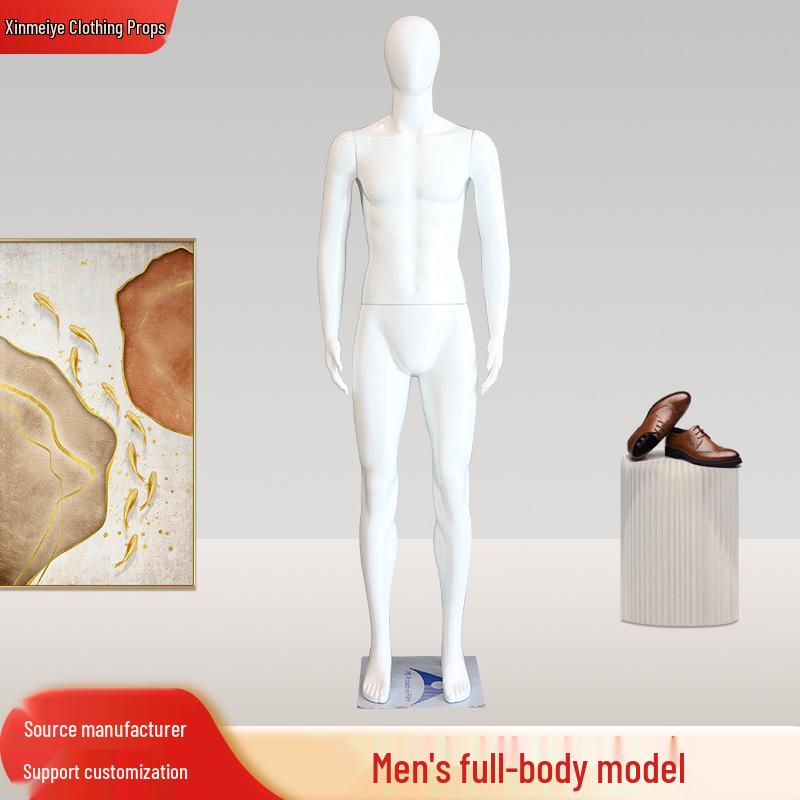 Korean Style Men s Full Body Matte White Mannequin with Electroplated Face Matte White Full Body, White Head
Korean Style Men s Full Body Matte White Mannequin with Electroplated Face Matte White Full Body, White Head