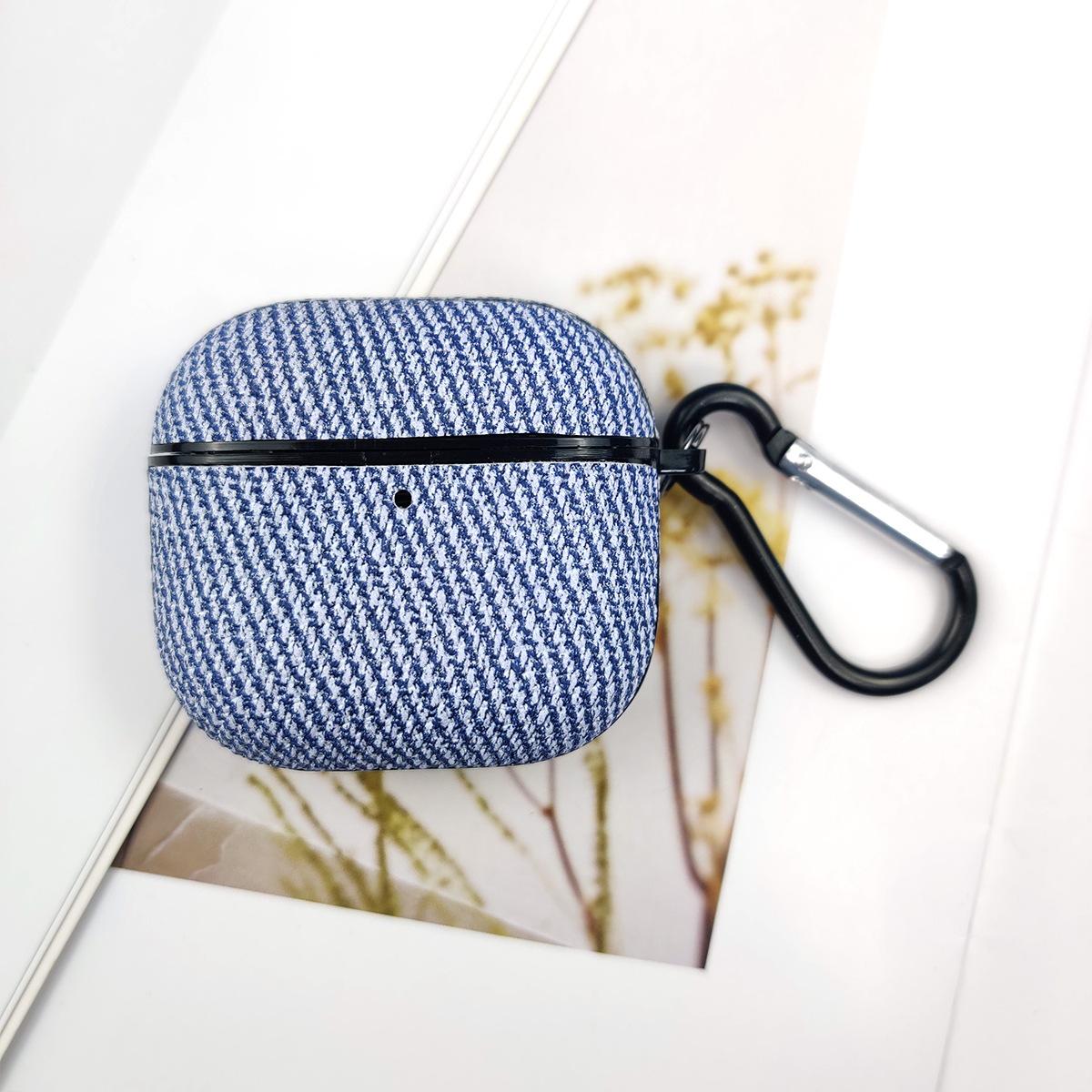 Oblique Cloth Pattern Double-strand Fabric Earphone Case for Airpods Pro 3 (2025) Bluetooth Protective Cover for Airpods 4 3 2 1 for AirPods1 2 синий
Oblique Cloth Pattern Double-strand Fabric Earphone Case for Airpods Pro 3 (2025) Bluetooth Protective Cover for Airpods 4 3 2 1 for AirPods1 2 синий