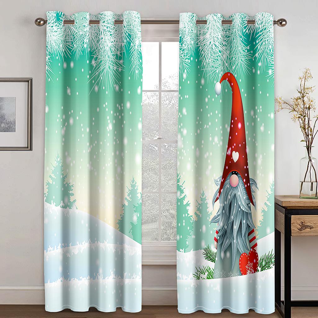 Рождественские украшения занавес 3D мультфильм Санта-Клаус Рождественская елка полиэстер ткань занавес снеговик узор праздничная атмосфера W132cm x H160cm&Grommet
Рождественские украшения занавес 3D мультфильм Санта-Клаус Рождественская елка полиэстер ткань занавес снеговик узор праздничная атмосфера W132cm x H160cm&Grommet