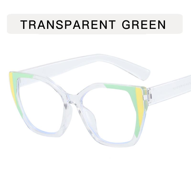 Eye Color Blocking Anti Blue Light Glasses Retro Polygon Large Frame Fashion Glasses Women Plain Spectacles For Daily Outfit
Eye Color Blocking Anti Blue Light Glasses Retro Polygon Large Frame Fashion Glasses Women Plain Spectacles For Daily Outfit