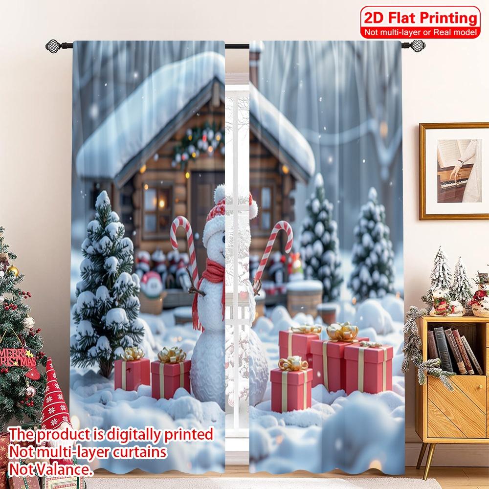 2 шт. 2D плоская печать Рождественская занавеска Рождественский снеговик Лес Подарки Полиэстер Без электричества 0 для спальни гостиной 52.50×116.00 CM 2pcs
2 шт. 2D плоская печать Рождественская занавеска Рождественский снеговик Лес Подарки Полиэстер Без электричества 0 для спальни гостиной 52.50×116.00 CM 2pcs