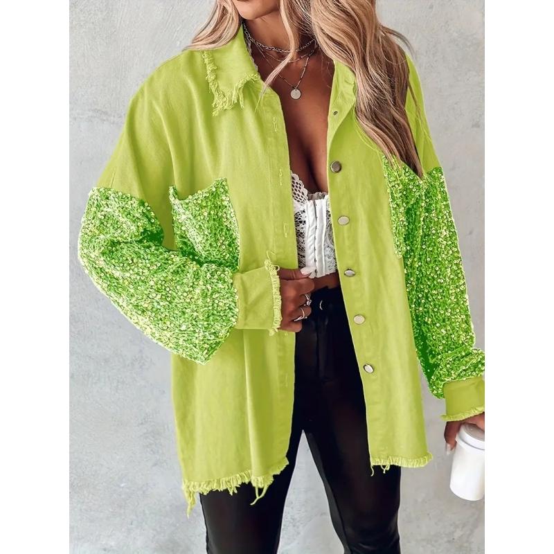 Женская куртка в стиле пэчворк с бисером XXL зелёный
Женская куртка в стиле пэчворк с бисером XXL зелёный