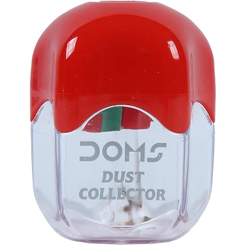 DOMS Multicoloured Dust Collector Sharpener Blister Pack of 20
DOMS Multicoloured Dust Collector Sharpener Blister Pack of 20