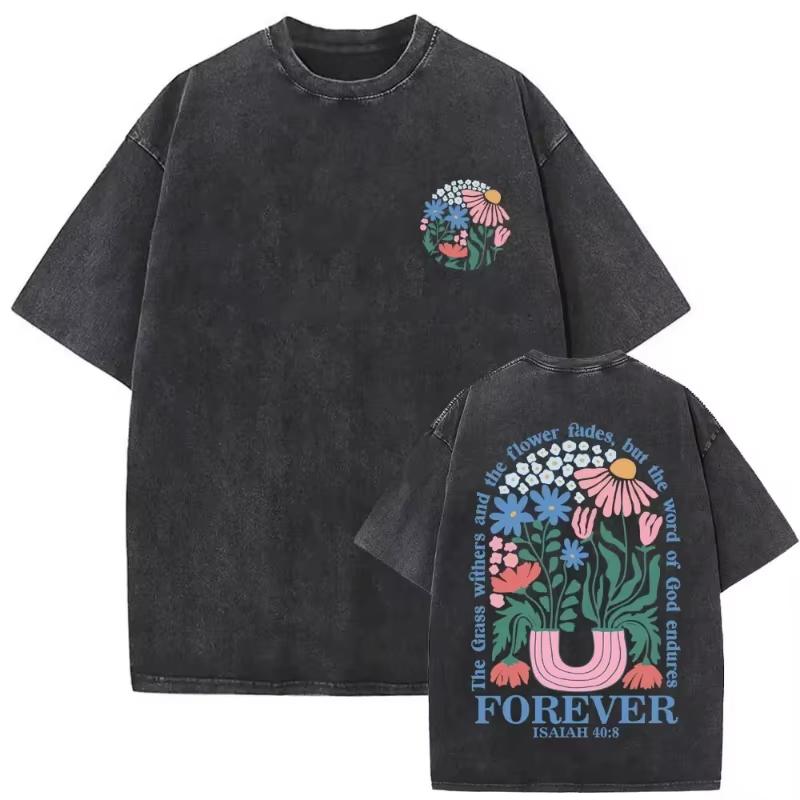 Vintage Floral Bible Verse TShirt Christian Flower Graphic Tee Streetwear Top Unisex Religious Faith Shirt for Men Women S
Vintage Floral Bible Verse TShirt Christian Flower Graphic Tee Streetwear Top Unisex Religious Faith Shirt for Men Women S