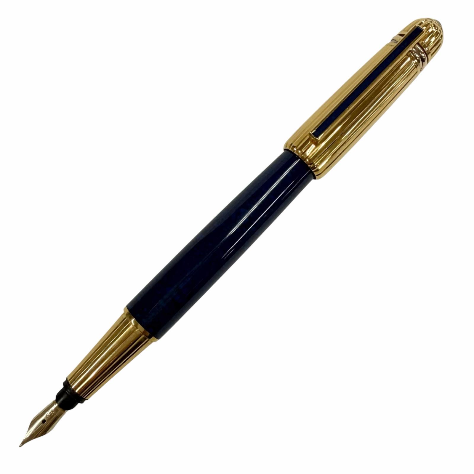 Great Cartier fountain pen Pasha de Cartier Marble Pattern Navy 18K mens Used
Great Cartier fountain pen Pasha de Cartier Marble Pattern Navy 18K mens Used