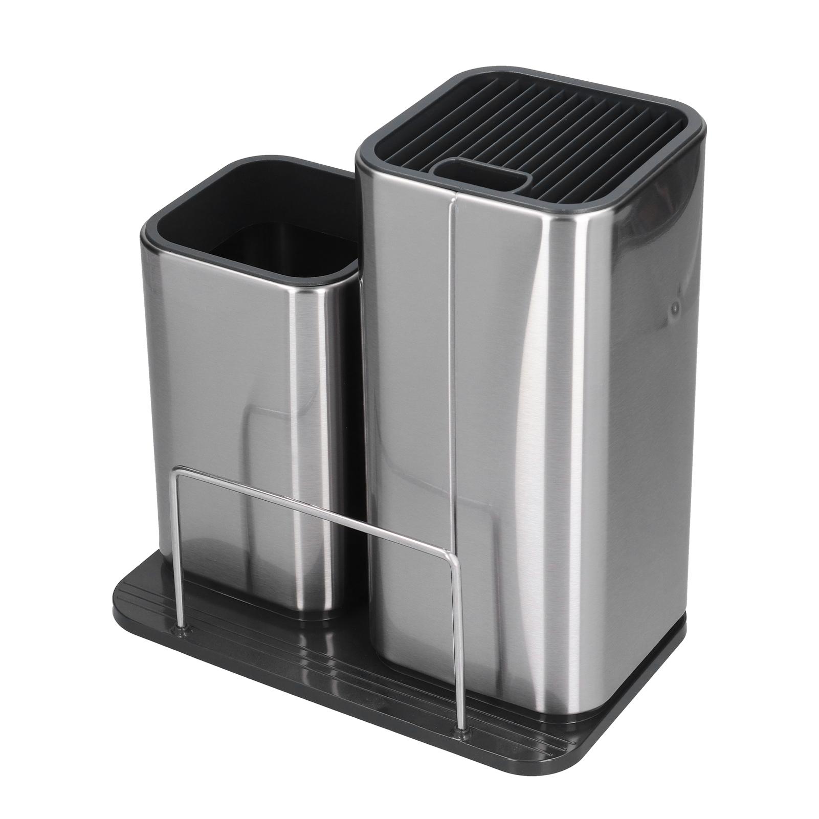 2 in 1 Knife Holder with Cutting Board Organizer Stainless Steel Kitchen Storage Accessory
2 in 1 Knife Holder with Cutting Board Organizer Stainless Steel Kitchen Storage Accessory
