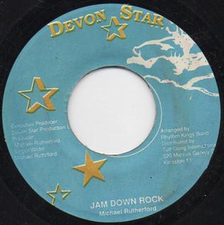 7inch Record MICHAEL RUTHERFORD Jam Down Rock NONE Devon Star Jamaica Reggae Ska Dub Used
7inch Record MICHAEL RUTHERFORD Jam Down Rock NONE Devon Star Jamaica Reggae Ska Dub Used