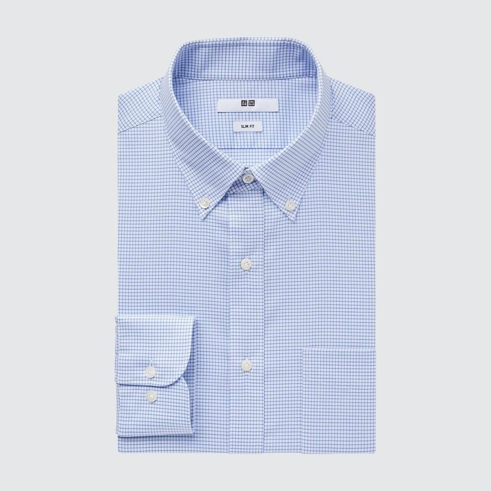 Рубашка узкого кроя в клетку UNIQLO Easy Care в клетку (Воротник на пуговицах с длинным рукавом) С
Рубашка узкого кроя в клетку UNIQLO Easy Care в клетку (Воротник на пуговицах с длинным рукавом) С