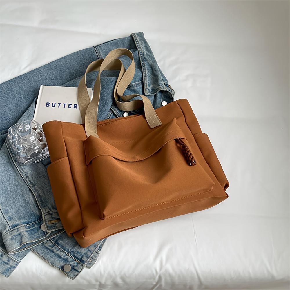 Fitness Storage Handbag Shoulder Bag Nylon Tote Bag with Multiple Pocket Lightweight Foldable Design for Office Commute Shopping коричневий
Fitness Storage Handbag Shoulder Bag Nylon Tote Bag with Multiple Pocket Lightweight Foldable Design for Office Commute Shopping коричневий